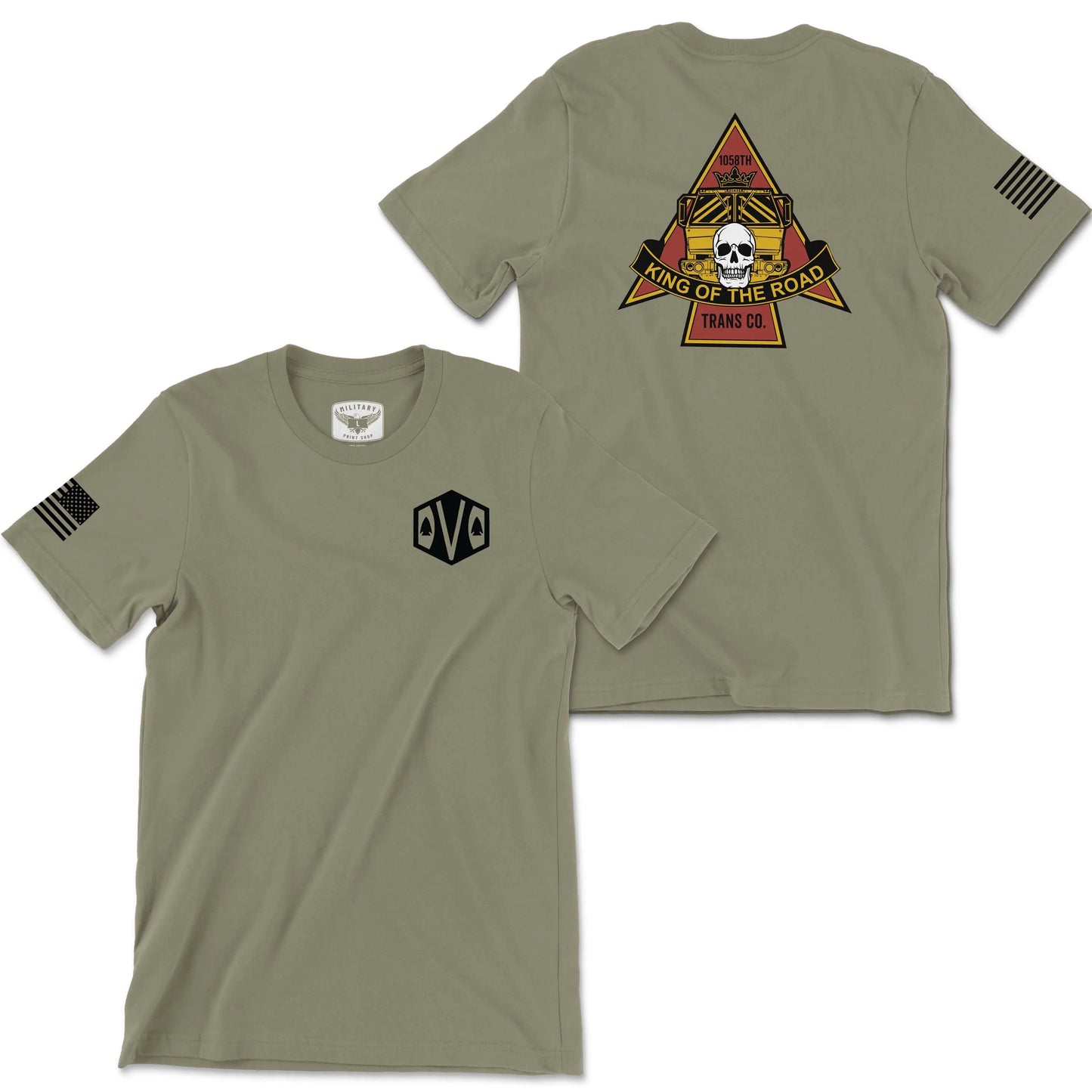 1058th King of the Road Coyote Brown Tee