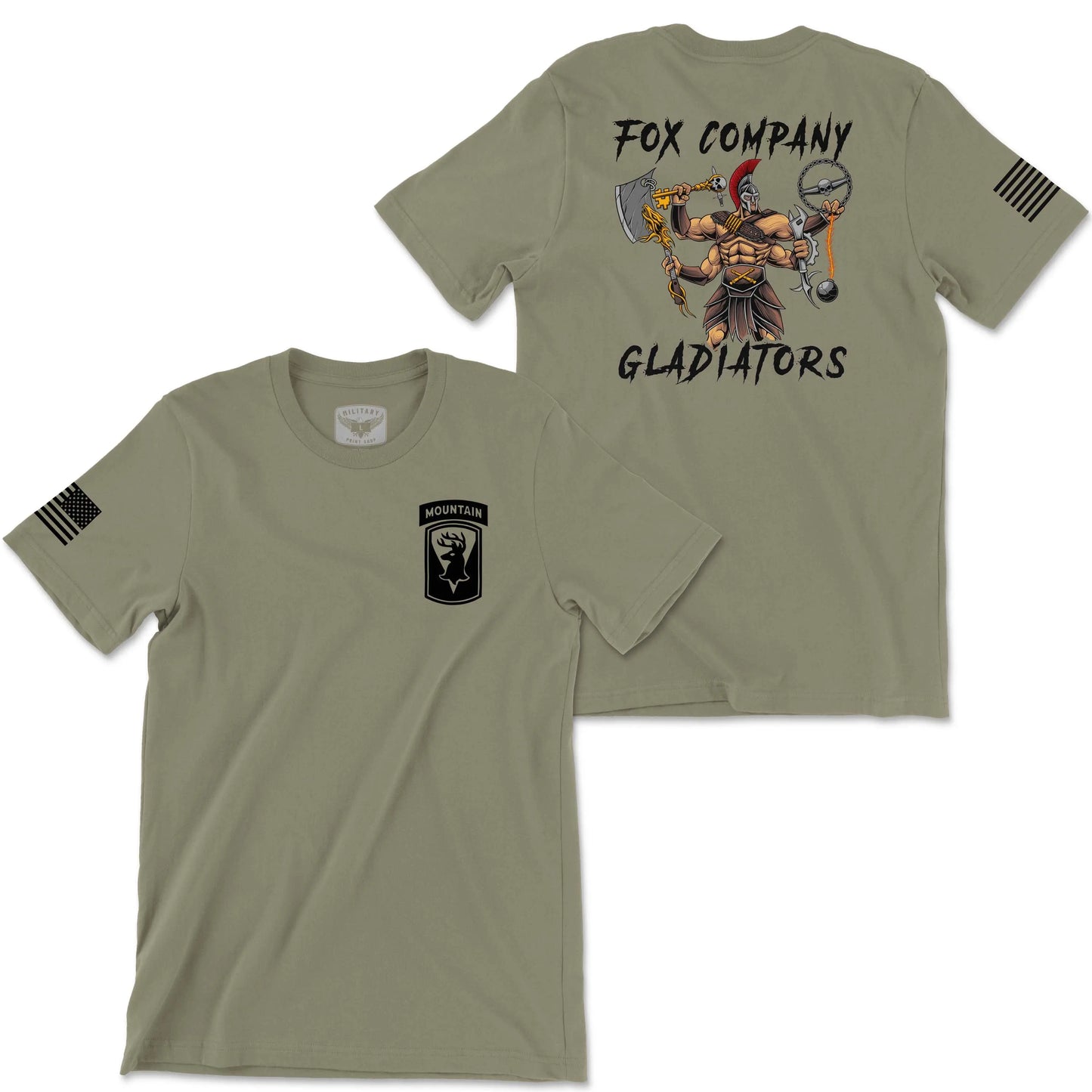 186th F Co BSB Coyote Brown Tee