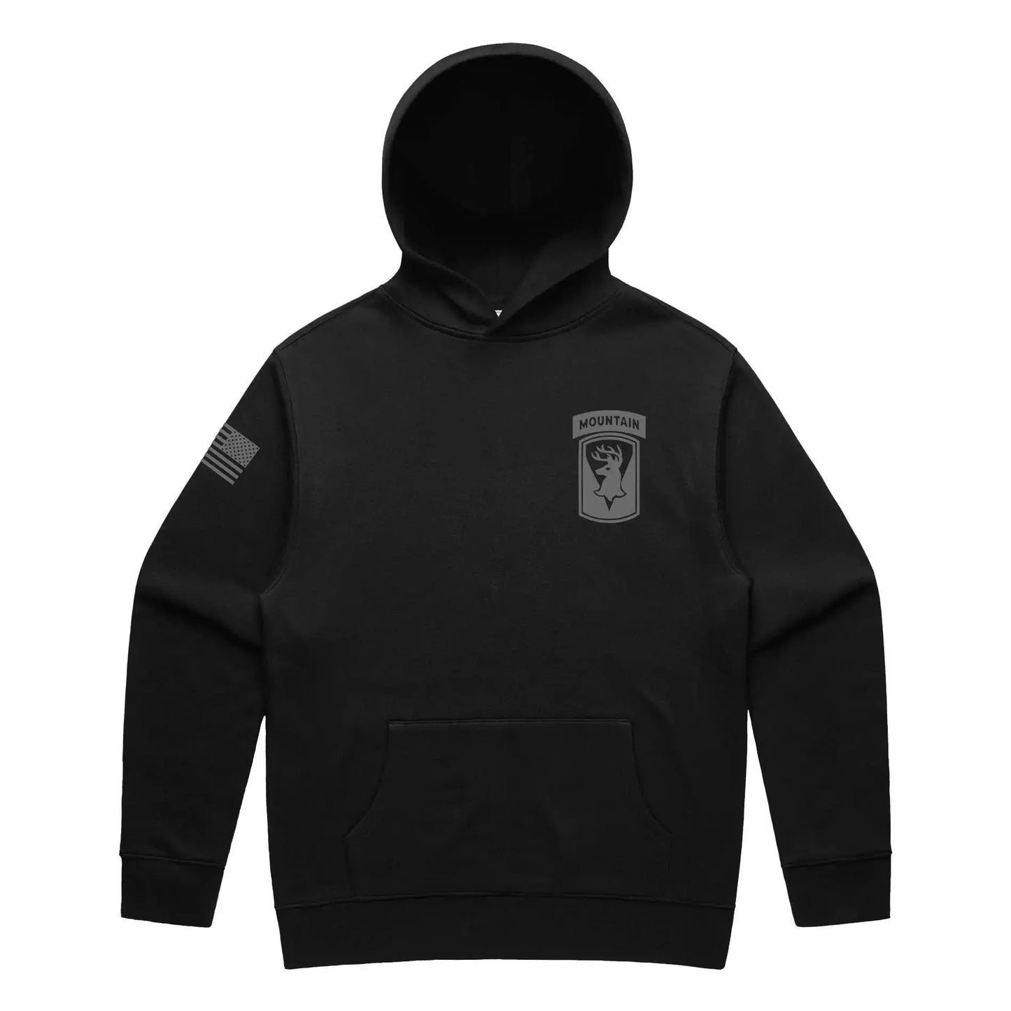 186th F Co BSB Distro Black Hoodie