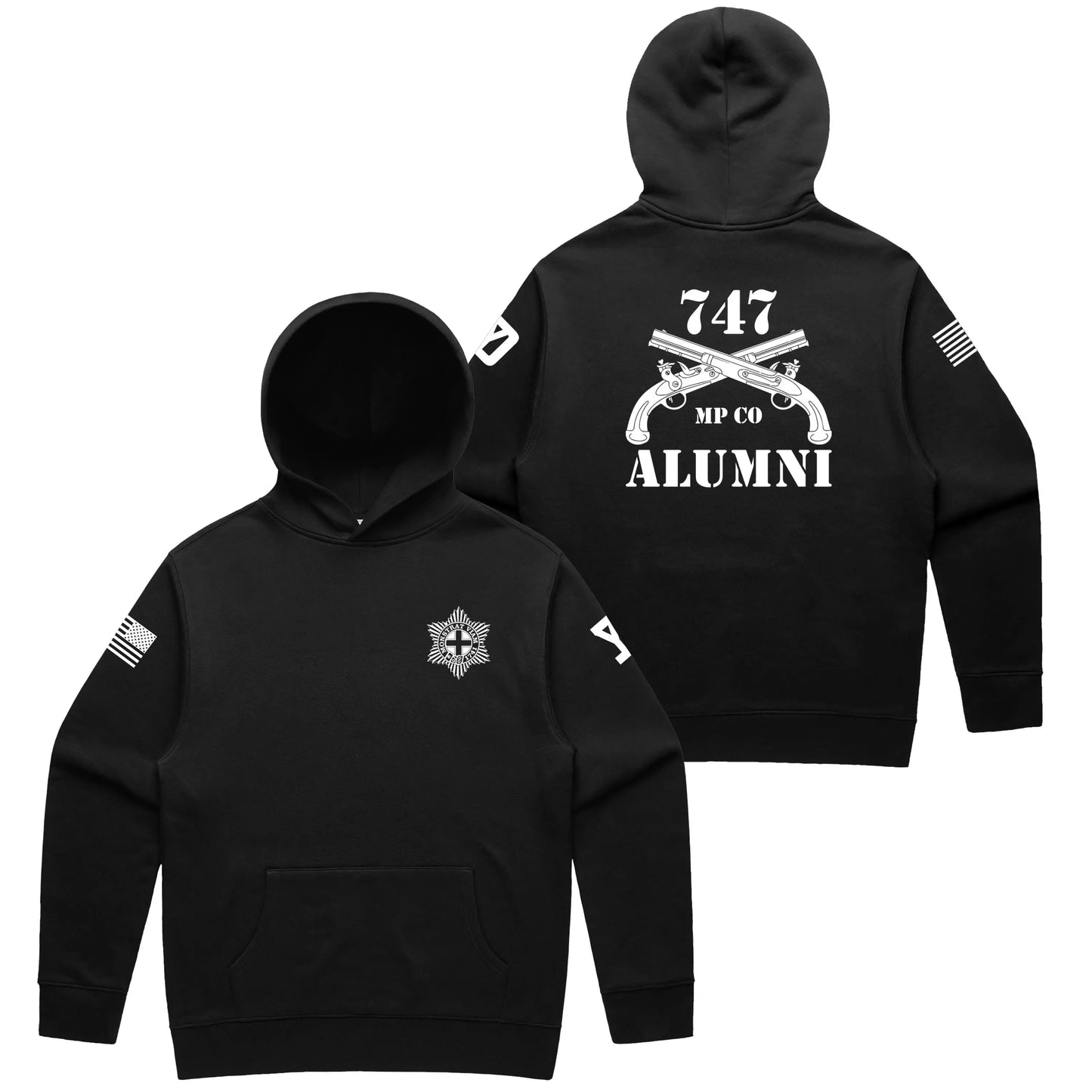 747 MP CO Alumni Black Hoodie