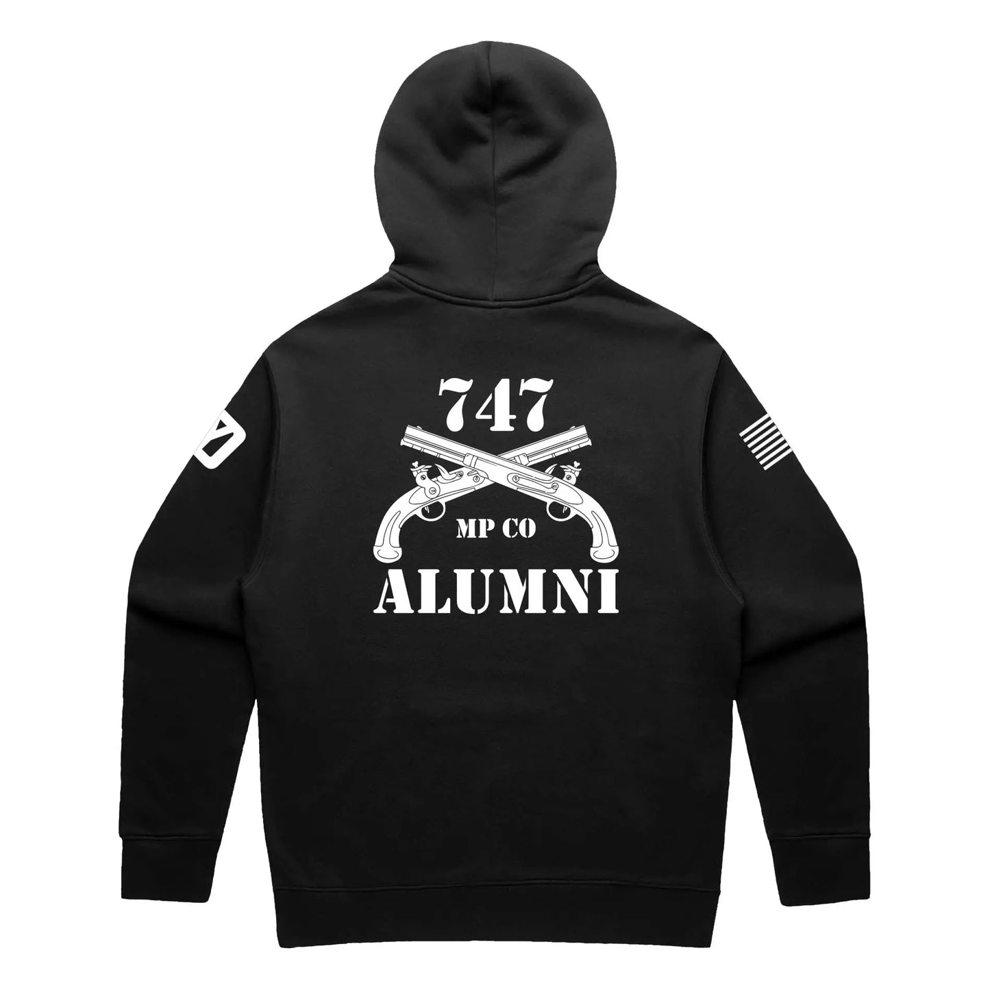 747 MP CO Alumni Black Hoodie