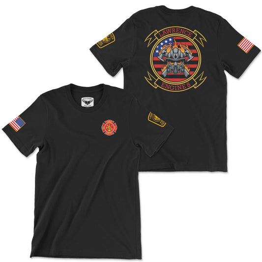 Lawrence Engine 8 Black Tee