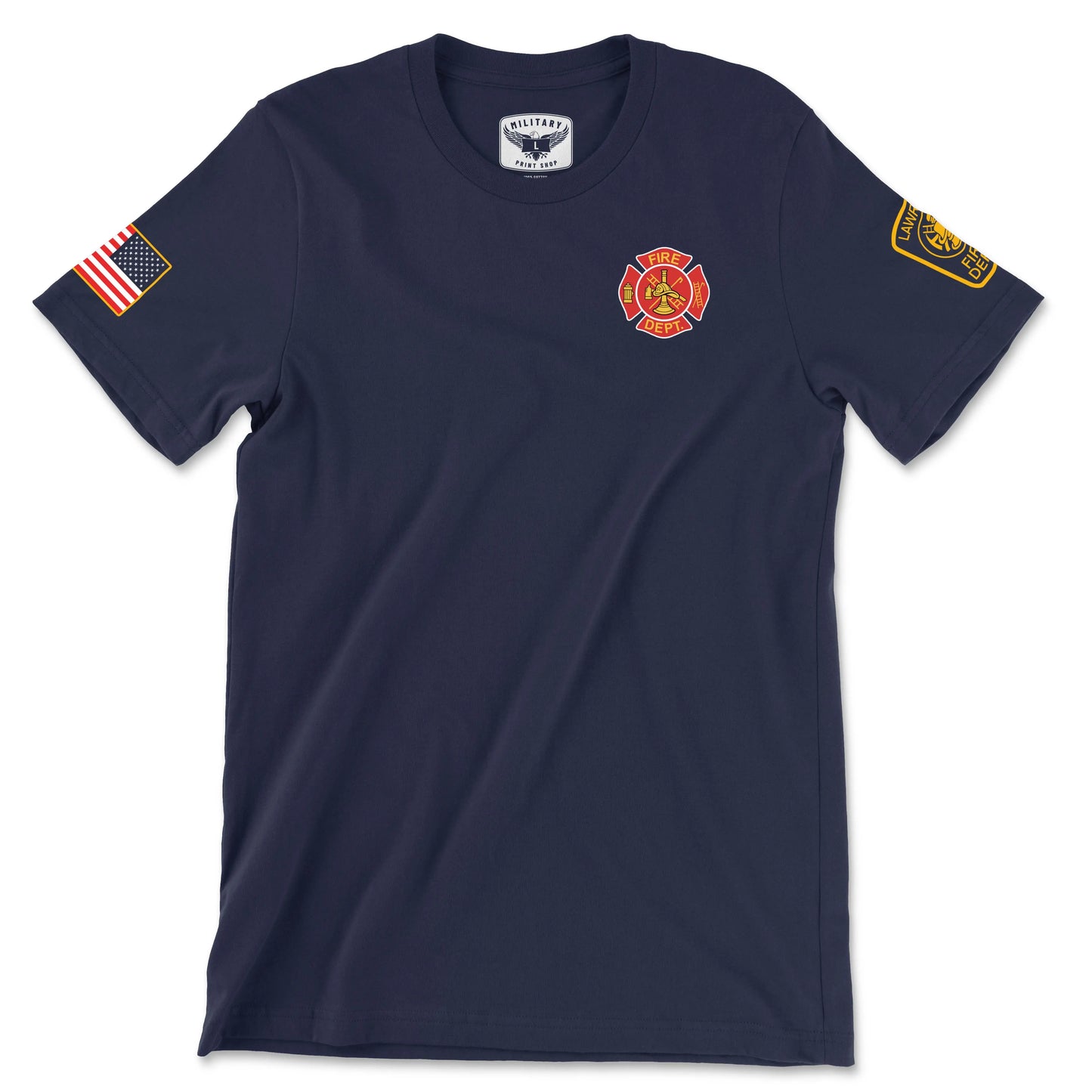 Lawrence Engine 8 Navy Tee