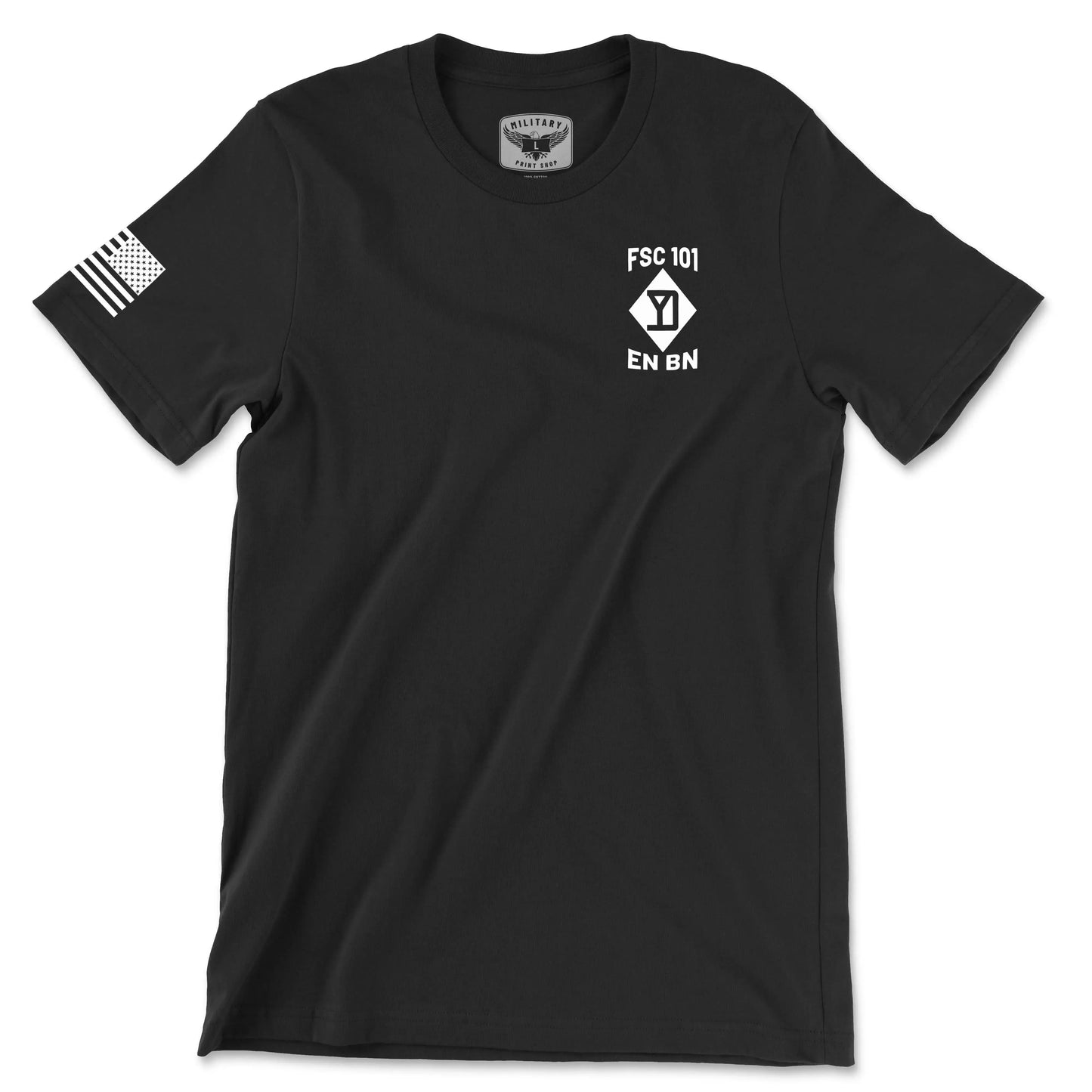 FSC 101 EN BN Black Tee