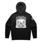 Field Feeding Flamingos Black Hoodie