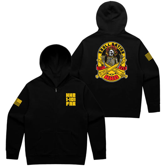 HHB Black Zip Hoodie