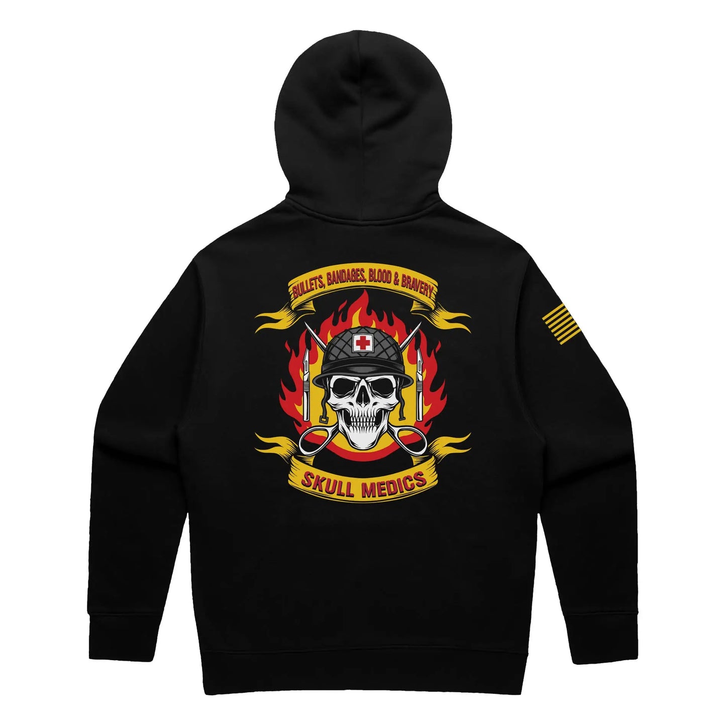 Skull Medics Black Hoodie