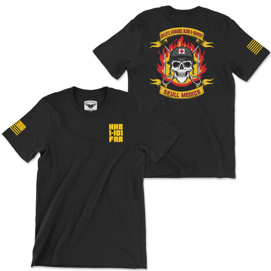 Skull Medics Black Tee