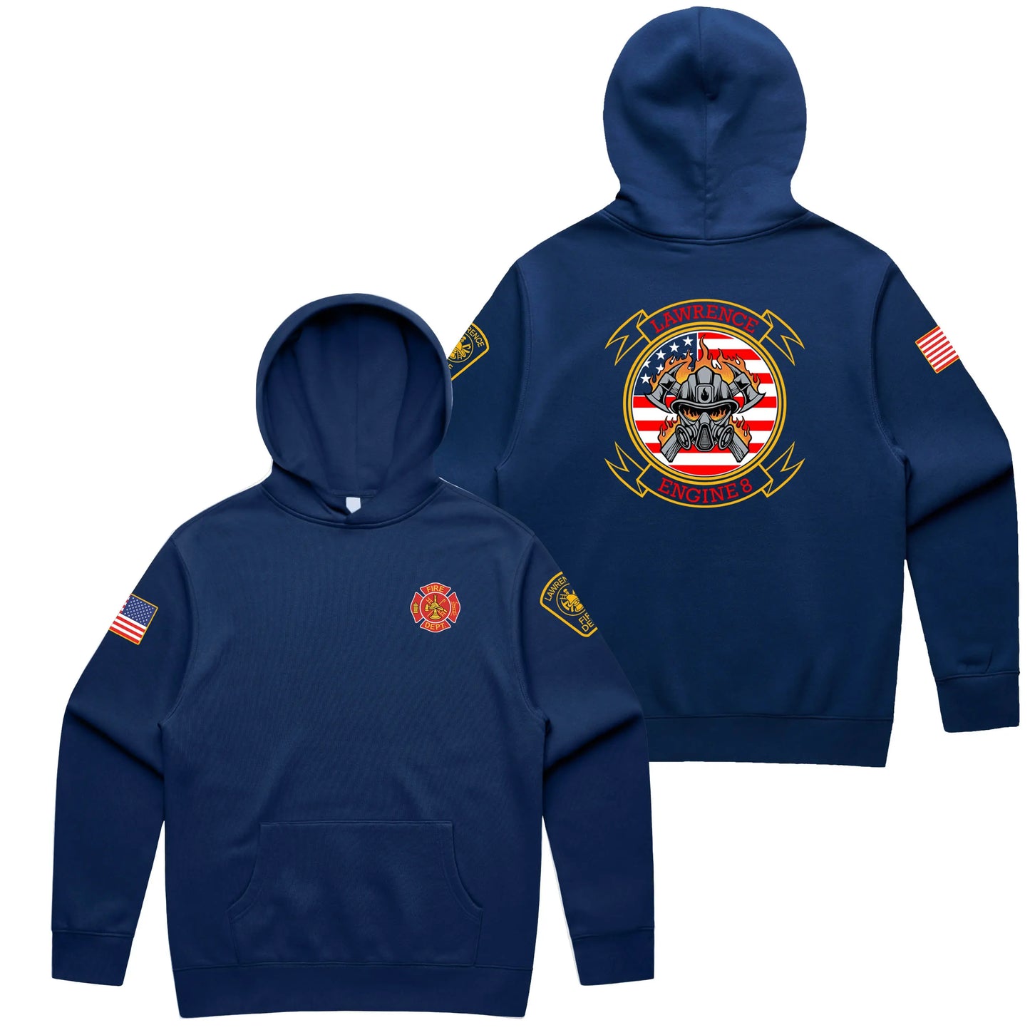 Lawrence Engine 8 Cobalt Hoodie