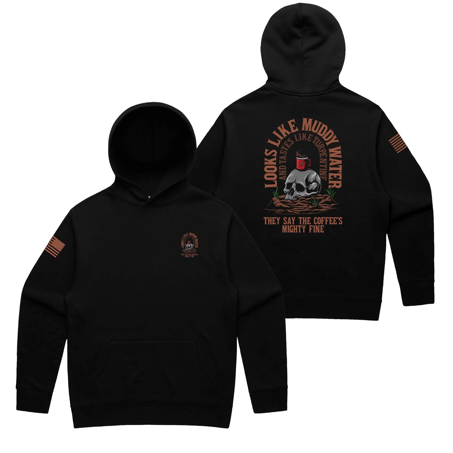 Muddy Water Black Hoodie