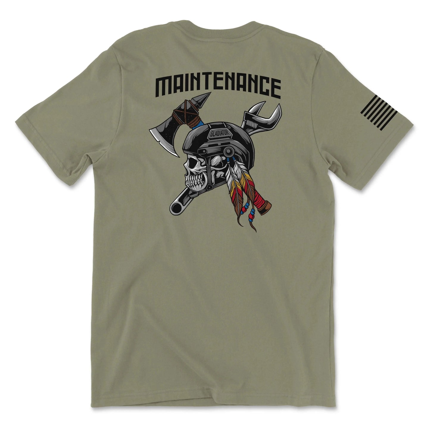 186th F Co BSB Maintenance Coyote Brown Tee