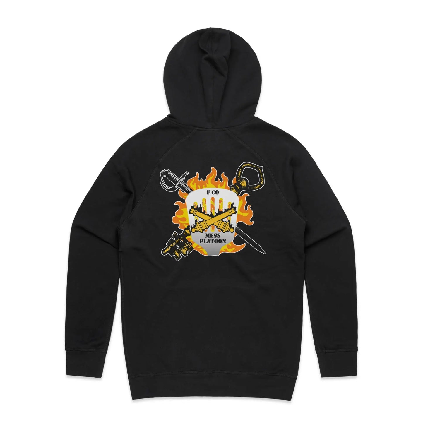 186th F Co Mess Section Black Hoodie