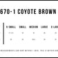 772 MP CO Coyote Brown Tee